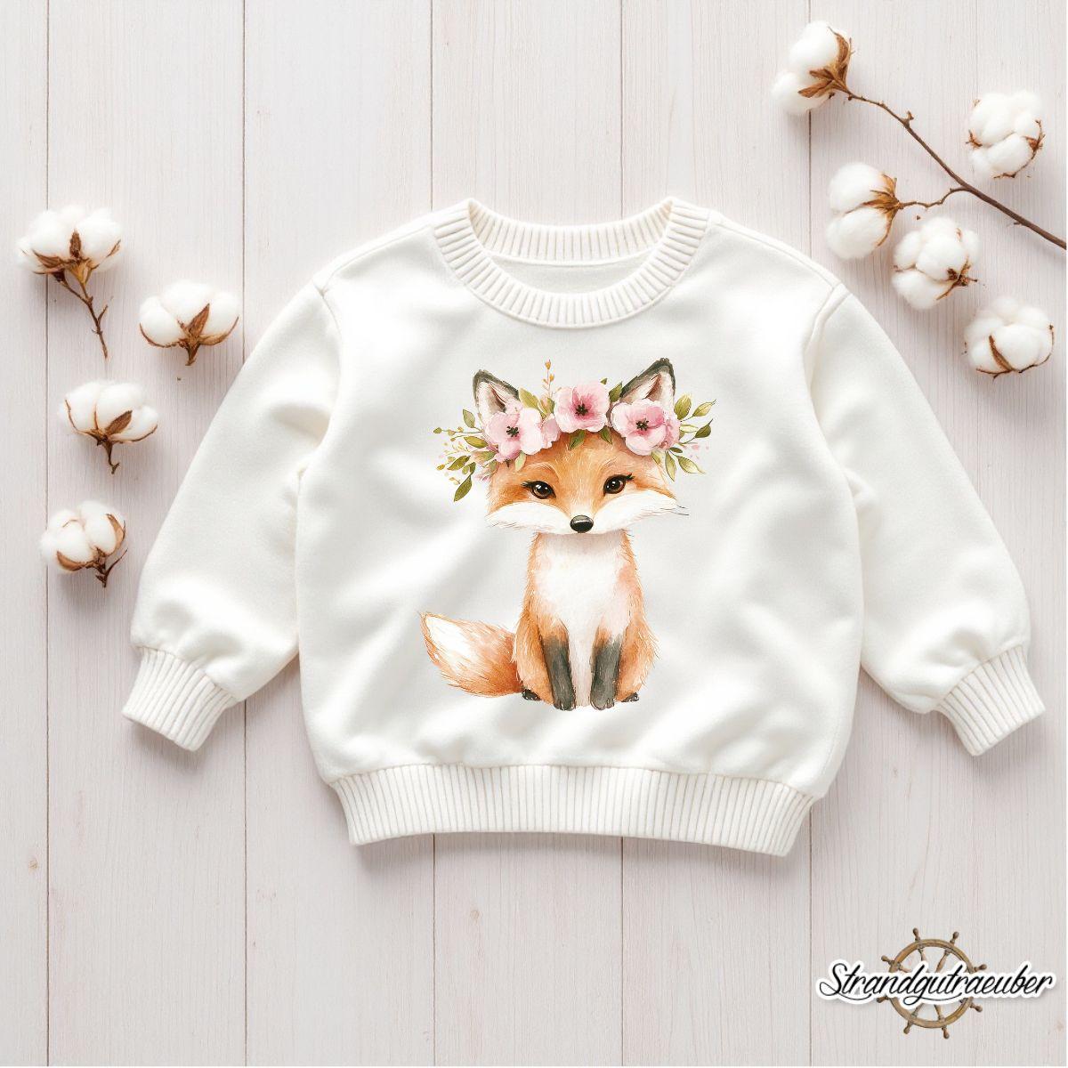 Buegelbild Blumenfuchs Buegelbild Blumenfuchs